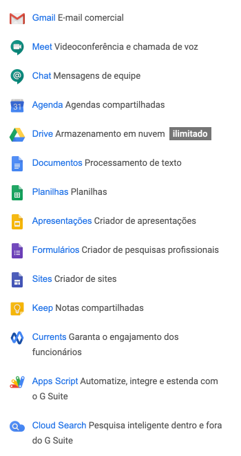Apps G Suite